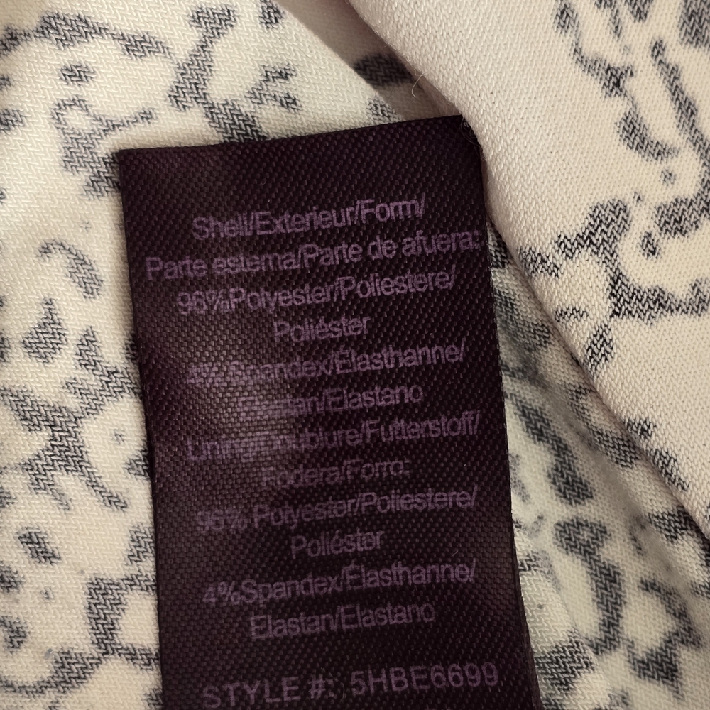 Hale Bob Strapless Maxi Dress Black White Paisley Pink Embroidered Drawstring S - Picture 12 of 14